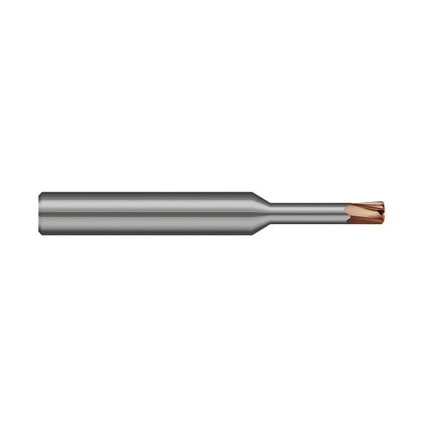 Harvey Tool 4 FL - 0.0930'', 3/32 Cutter DIA x 0.0930'', 3/32 LOC x 0.4650'' Reach - Ti-Nano Coated 712193-C10 - main